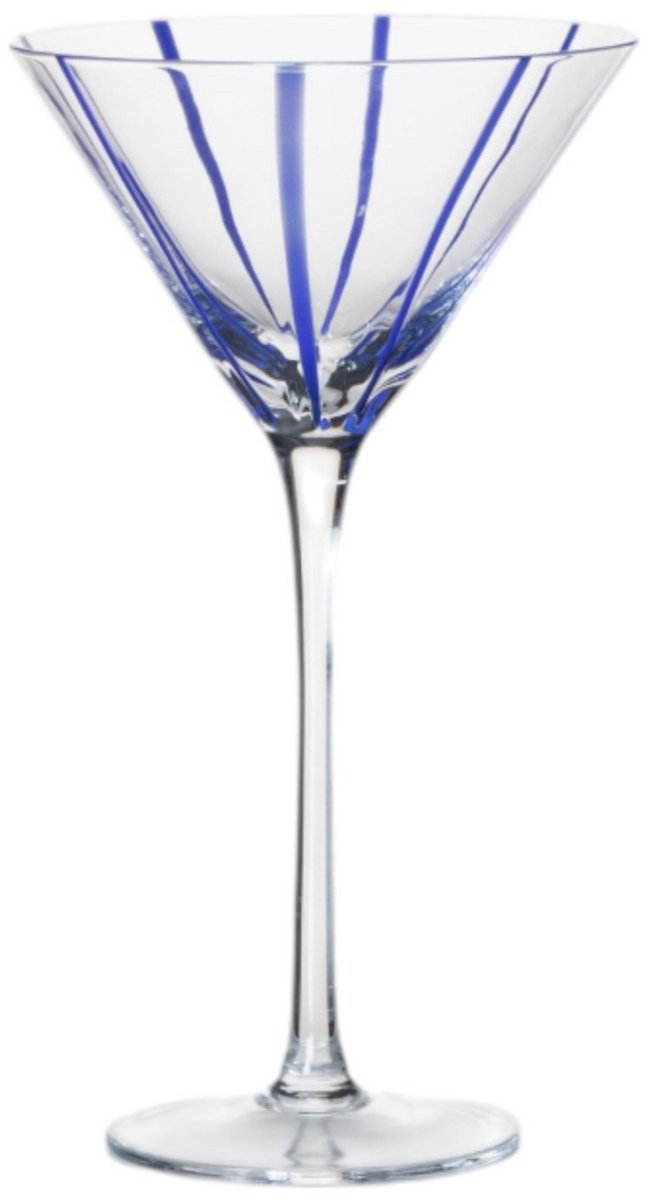 Martiniglass Blue Stripe h21 d12