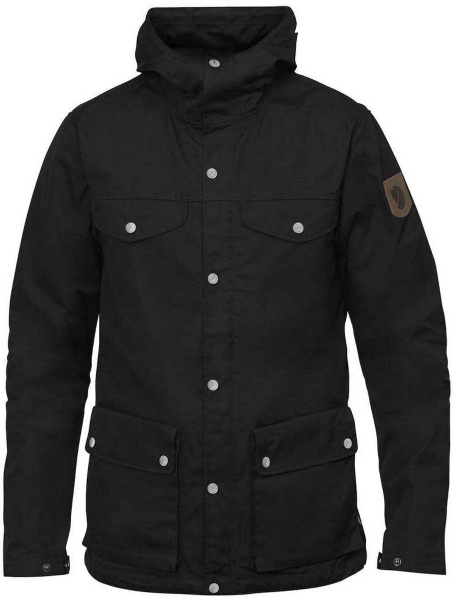 Fjällräven Greenland Jas Heren, zwart Maat S