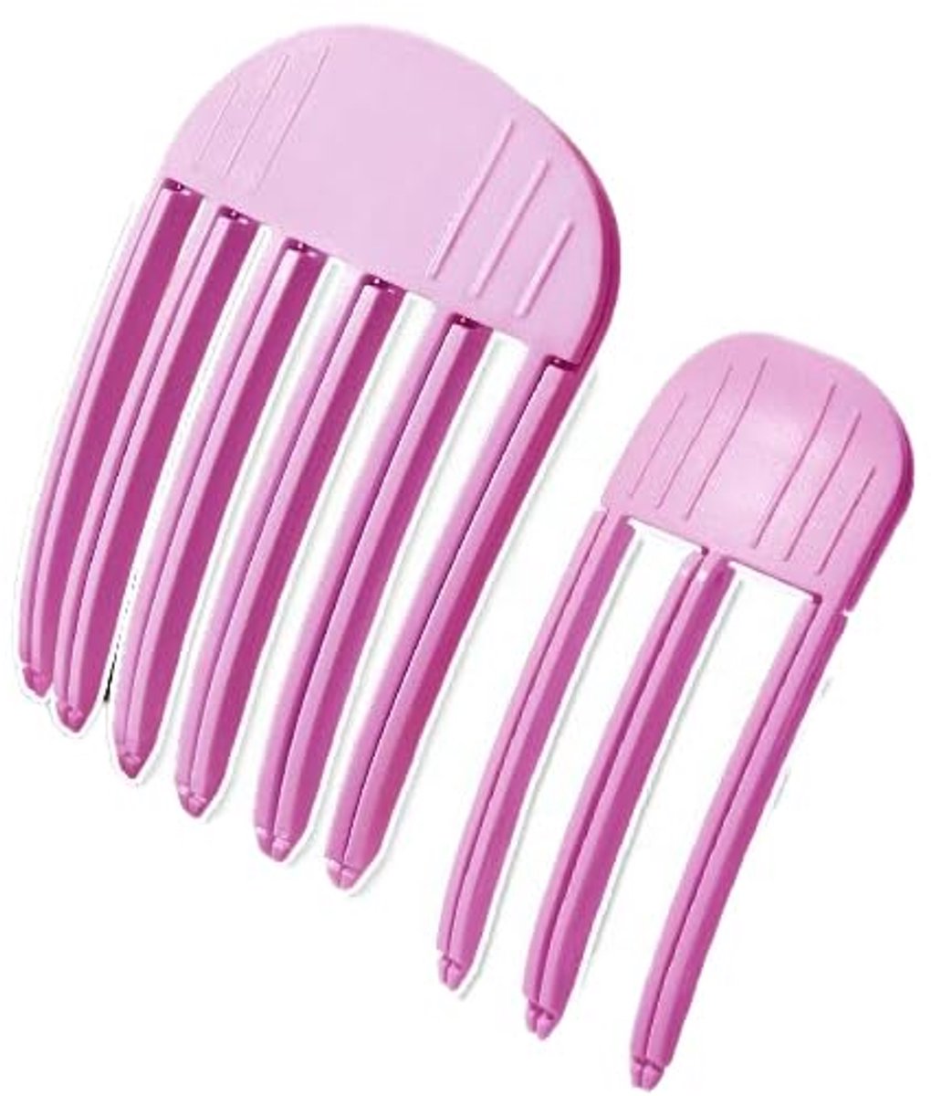 Cuhostki - 2-Stuks - Haarwortelclip - Traceless - Volume - Kappers-Haarklemmen - Roze - Creëren-Gezwollen-Haarwortels - Hoge-Schedel-Zonder-Sporen