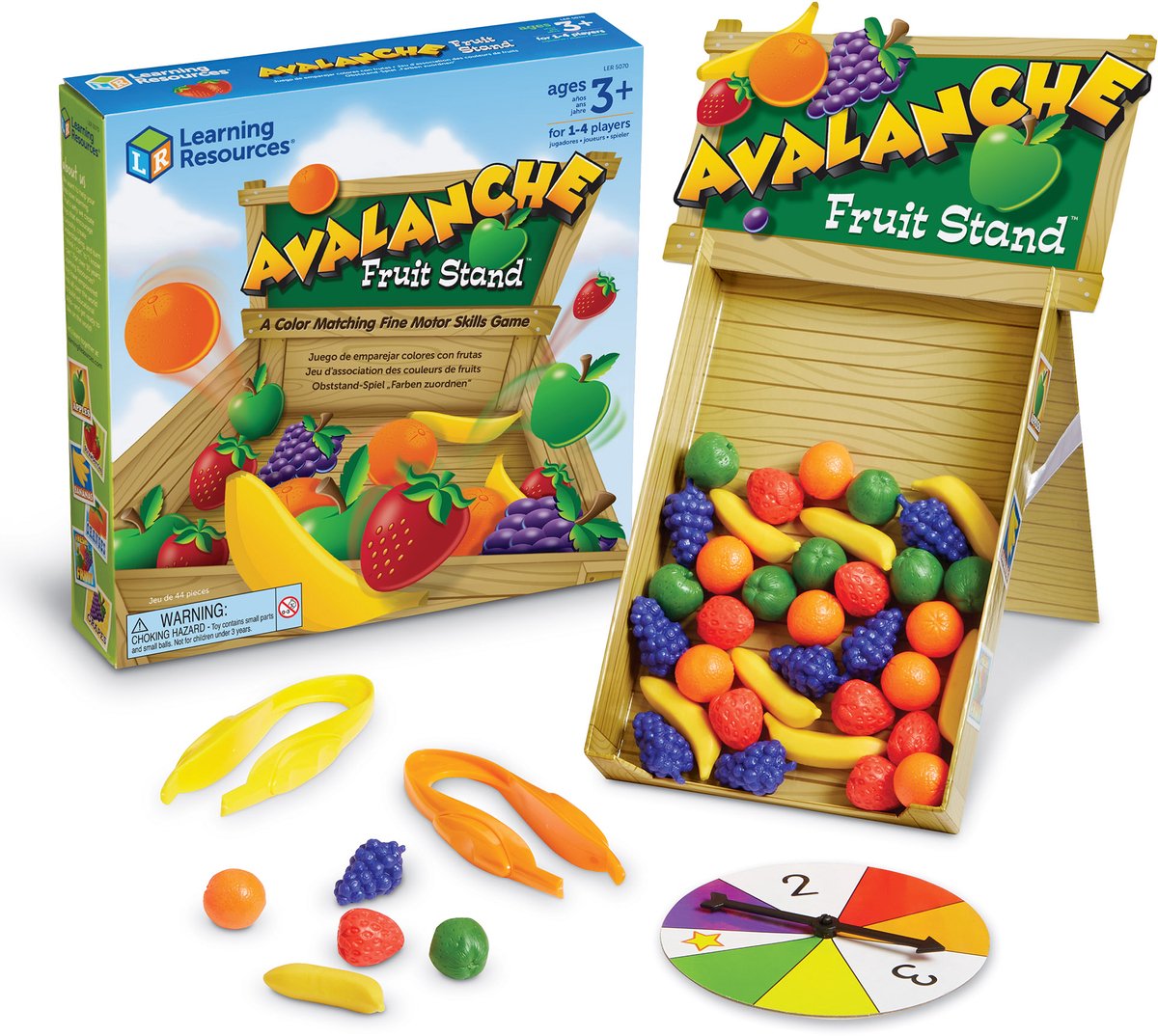 Learning Resources avalanche fruit stand kleur- en motoriek spel - 3+