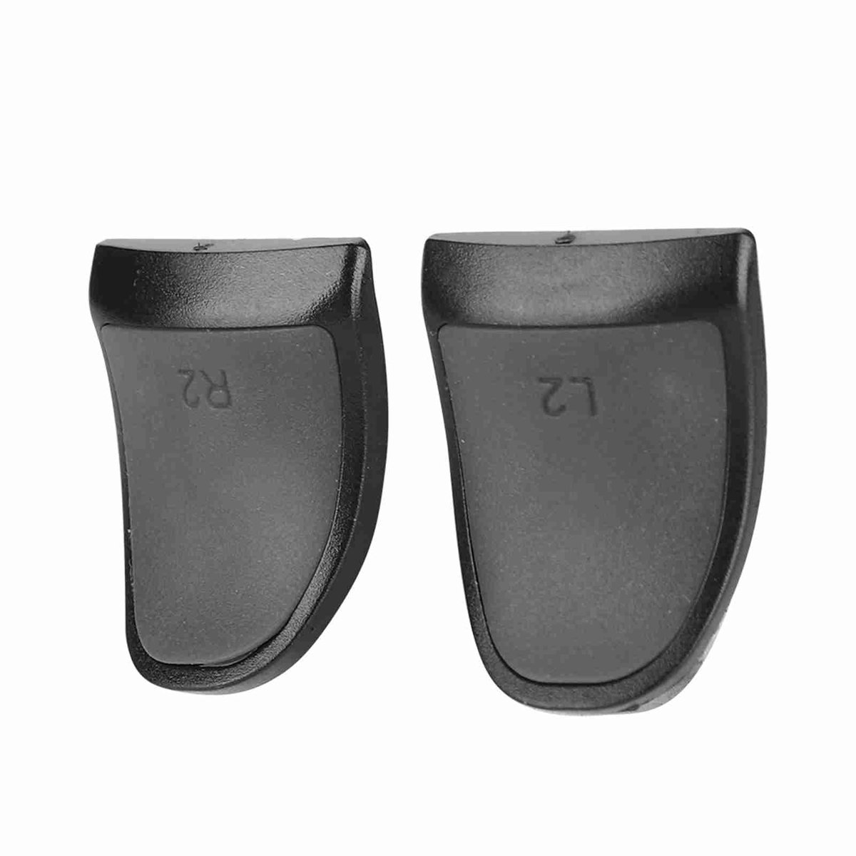 Controller Extenders Buttons L2 R2 Controller Extenders Buttons Extension Trigger Soft Touch Extended Grips for PS4(Black)