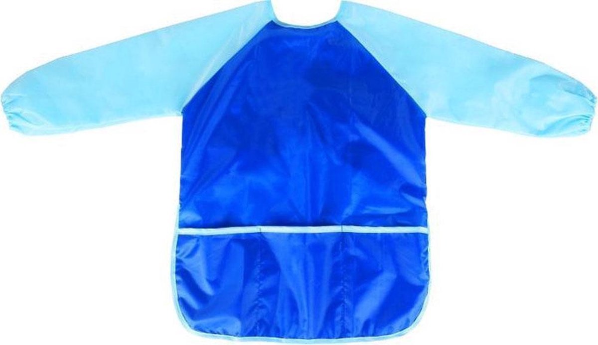 Jumada's Kliederschort Kinderen - Knutselschort - Verfschort - Waterdicht Schort - Blauw