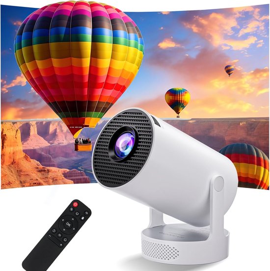 PixoBeam | Draagbare Mini Projector | Draadloos Verbinden Met Telefoon Batterij Aangedreven