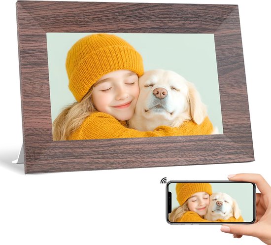 KODAK Digitale fotolijst met wifi, 10 inch HD IPS touchscreen, 4000 mAh