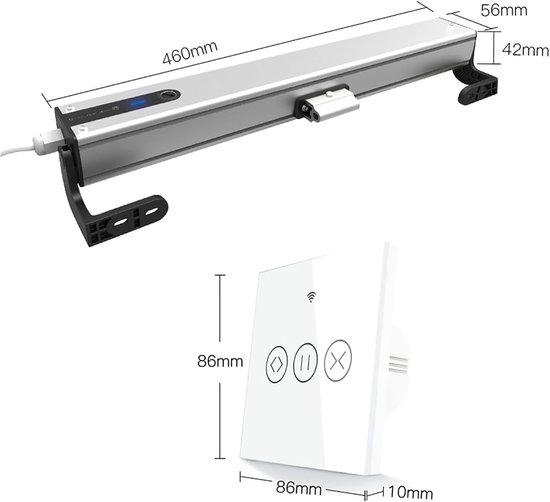 VITAVIA Automatische raamopener Univent tbv serie Gaia, Levana, Ida aluminium gegalvaniseerd kopen