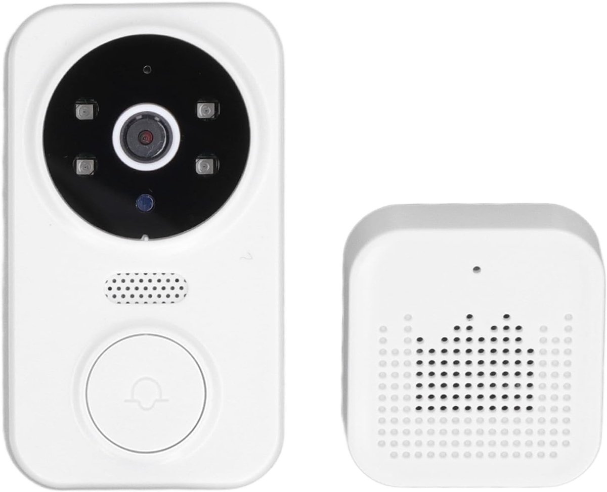 Draadloze Smart Video Deurbel met 1080P HD Beeld en Nachtzicht