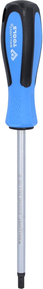 BRILLIANT TOOLS Schroevendraaier TORX T40 x 150 mm - BT031045