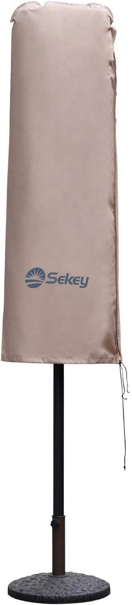 Beschermhoes voor parasol - Waterafstotend en UV-bestendig - 160 cm x 50/62 cm