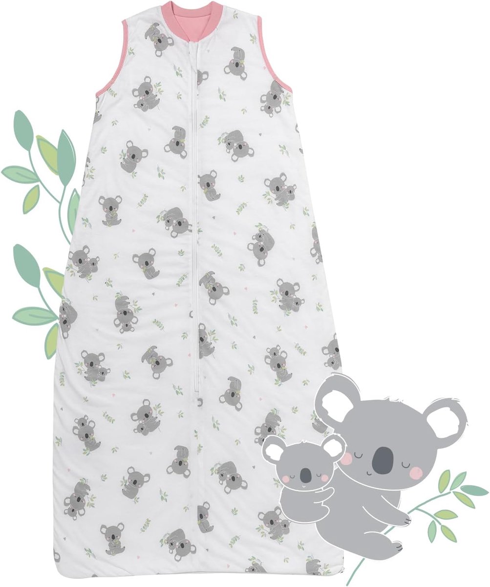 Image of Ademend Babyslaapzak voor Lente en Zomer - 110 cm, 1,0 TOG, Katoen