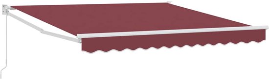 vidaXL - Auvent - manuel - extensible - 300x250 - cm - bordeaux