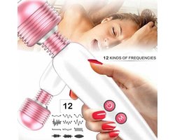G-Spot-Dildo-Massage-Oplaadbaar-Multispeed-Vibrerend-Clitoris-Orgasme-Vrouwen-Speelgoed