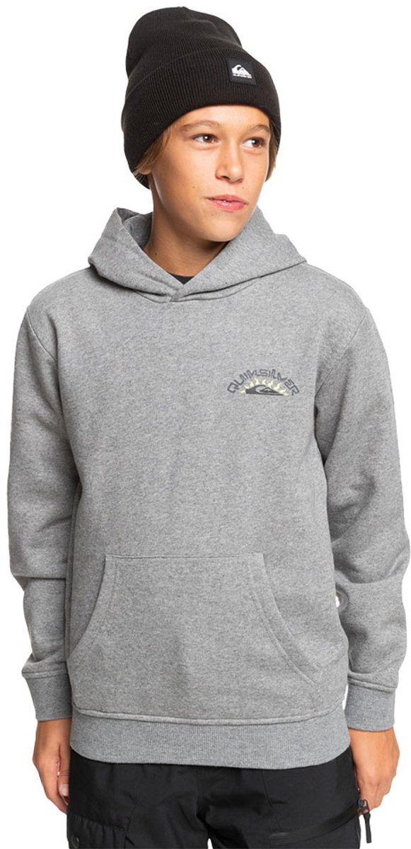 Quiksilver Big Logo Hoodie 8 Years Jongens Grijs