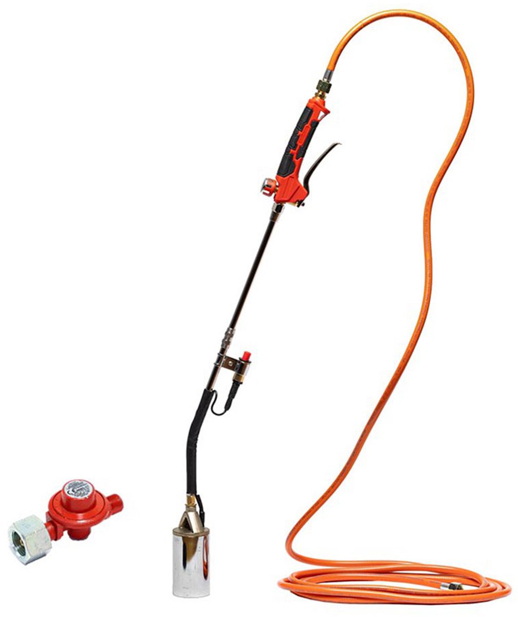 ROTHENBERGER Industrial 2-delige voorverwarmer piëzo inclusief 5 m propaangasslang & propaan constante regelaar 4 bar - 1500005080