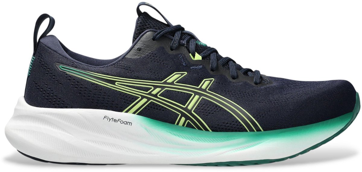 Asics gel-pulse 16 in de kleur marine. Blauw