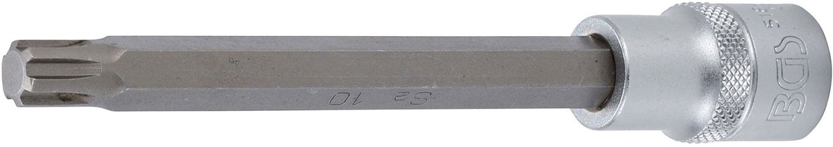 BGS Dopsleutelbit - lengte 140 mm - 1/2 - wigprofiel (voor RIBE) M10