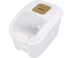 Allecto plus - Graan Organizer Box voor Thuis - Rijst Opslag Container voor Noten en Meel (5KG)