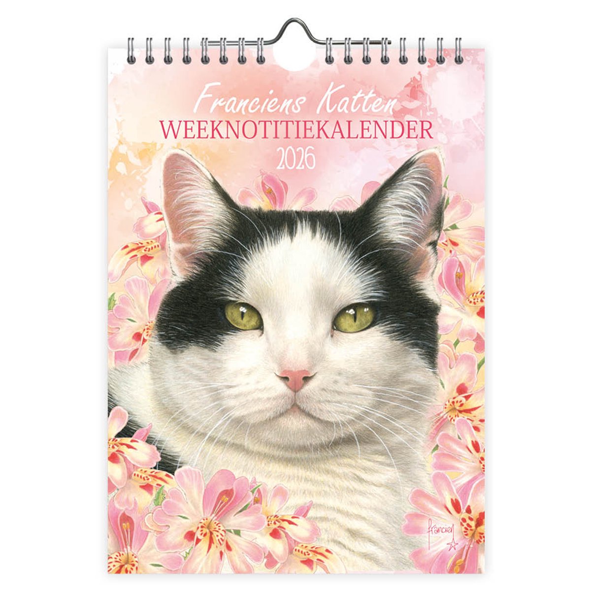 Franciens katten weeknotitiekalender Mizu - 2026