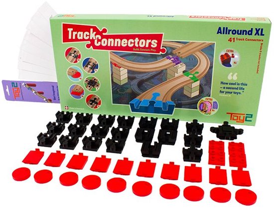 Toy2 treinbaan bouwset Allround Set XL extra's - uitbreidingspakket.