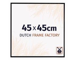 Fotolijst 45x45 cm - Kunststof - Zwart Mat - Easy