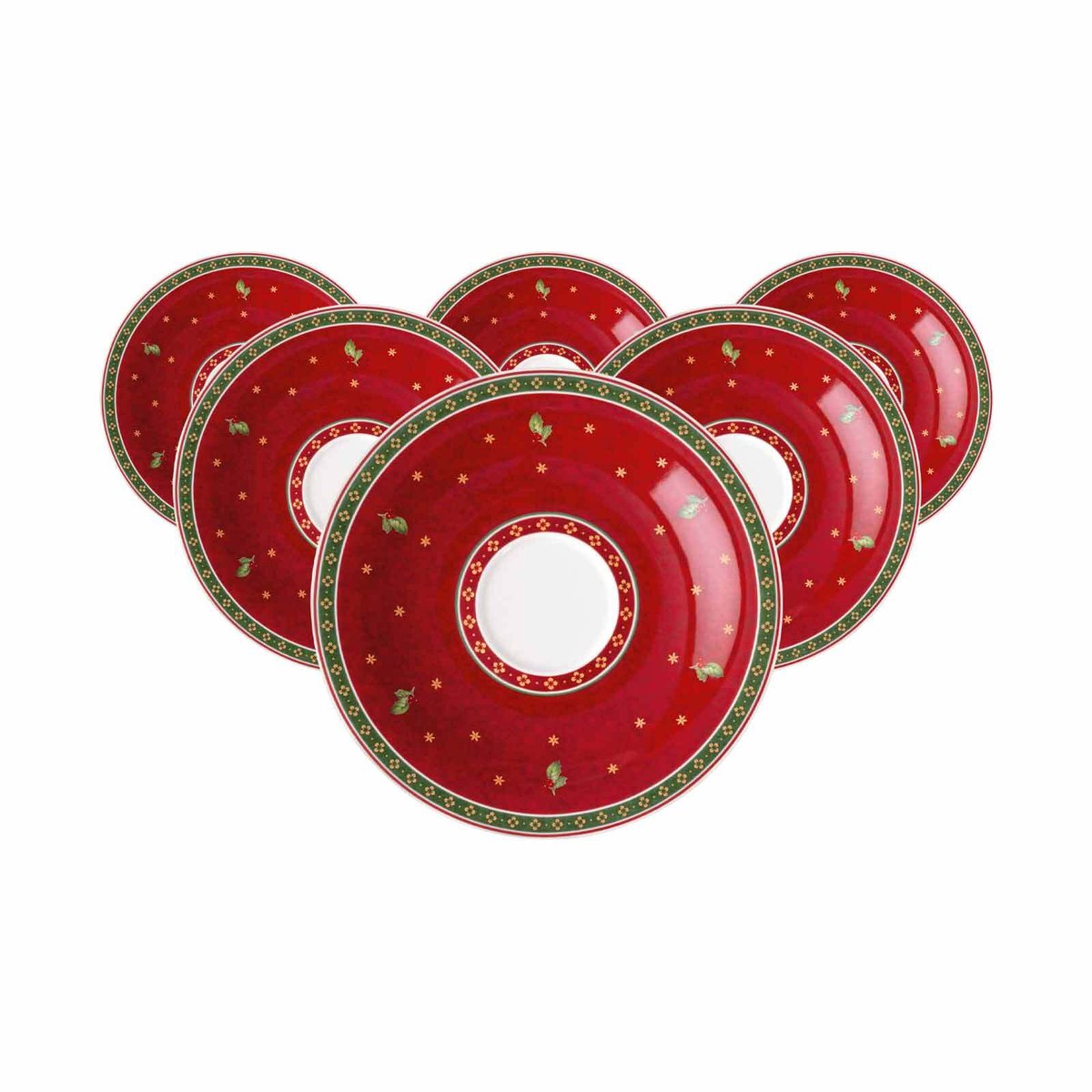 Milchkaffeeuntertassen Toy's Delight ø 19 cm Set van 6