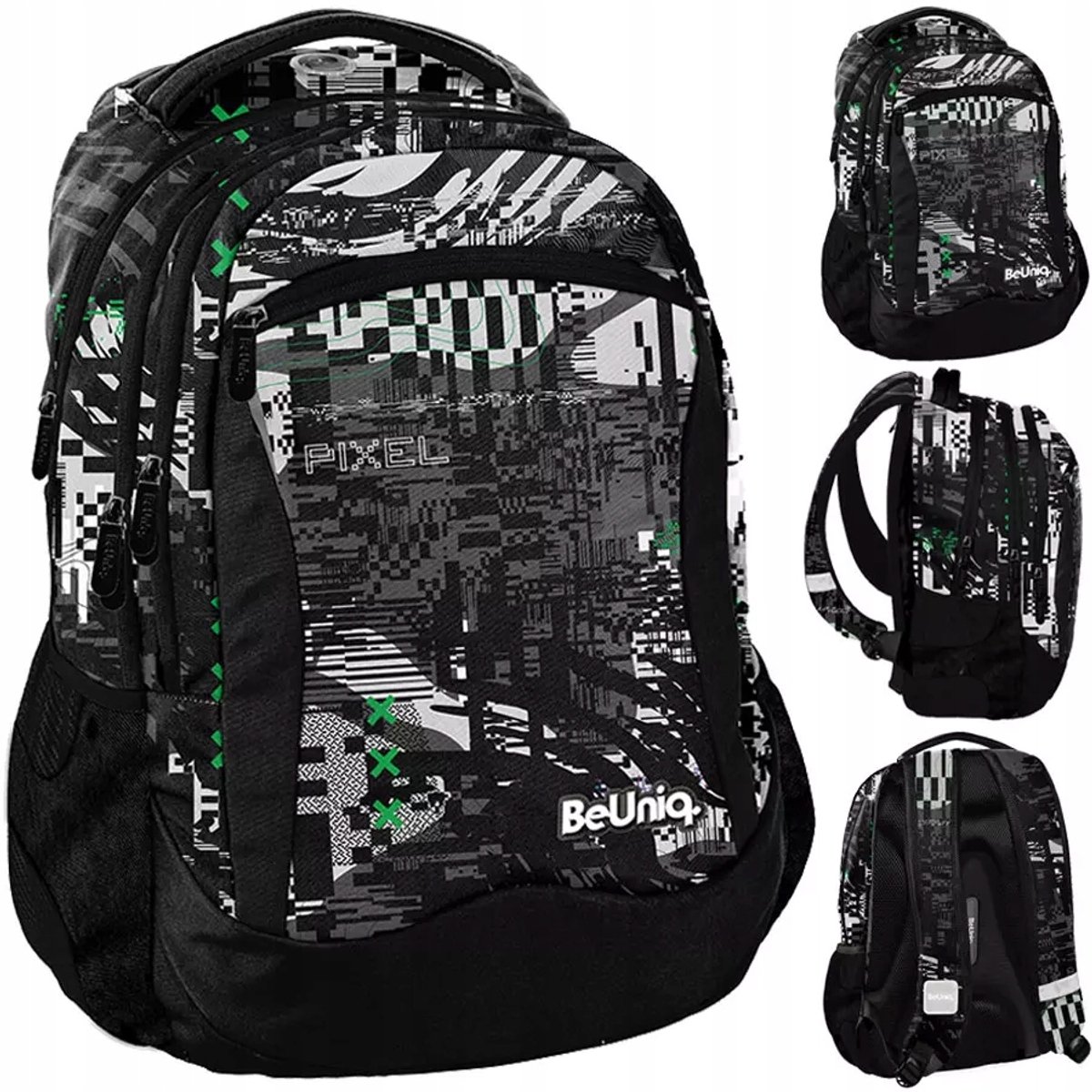 Pixel Game Rugzak Jongens - Schooltas met Reflector