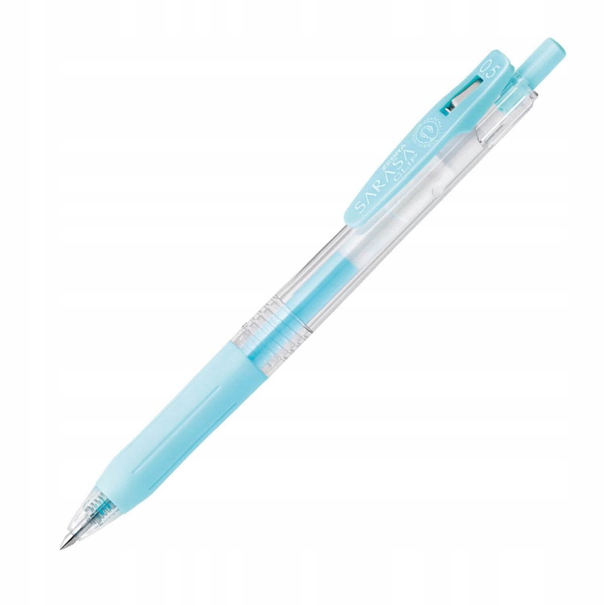 Zebra Sarasa Clip Gelpen 0,5 Melkblauw - Pastelinkt