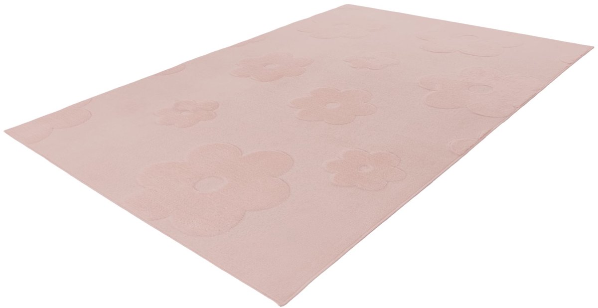 Lalee Bambi Kinderkleedje - Fluffy Tapijt - Vloerkleed - Roze - Extra zacht en speels - Ideaal voor kinderkamer