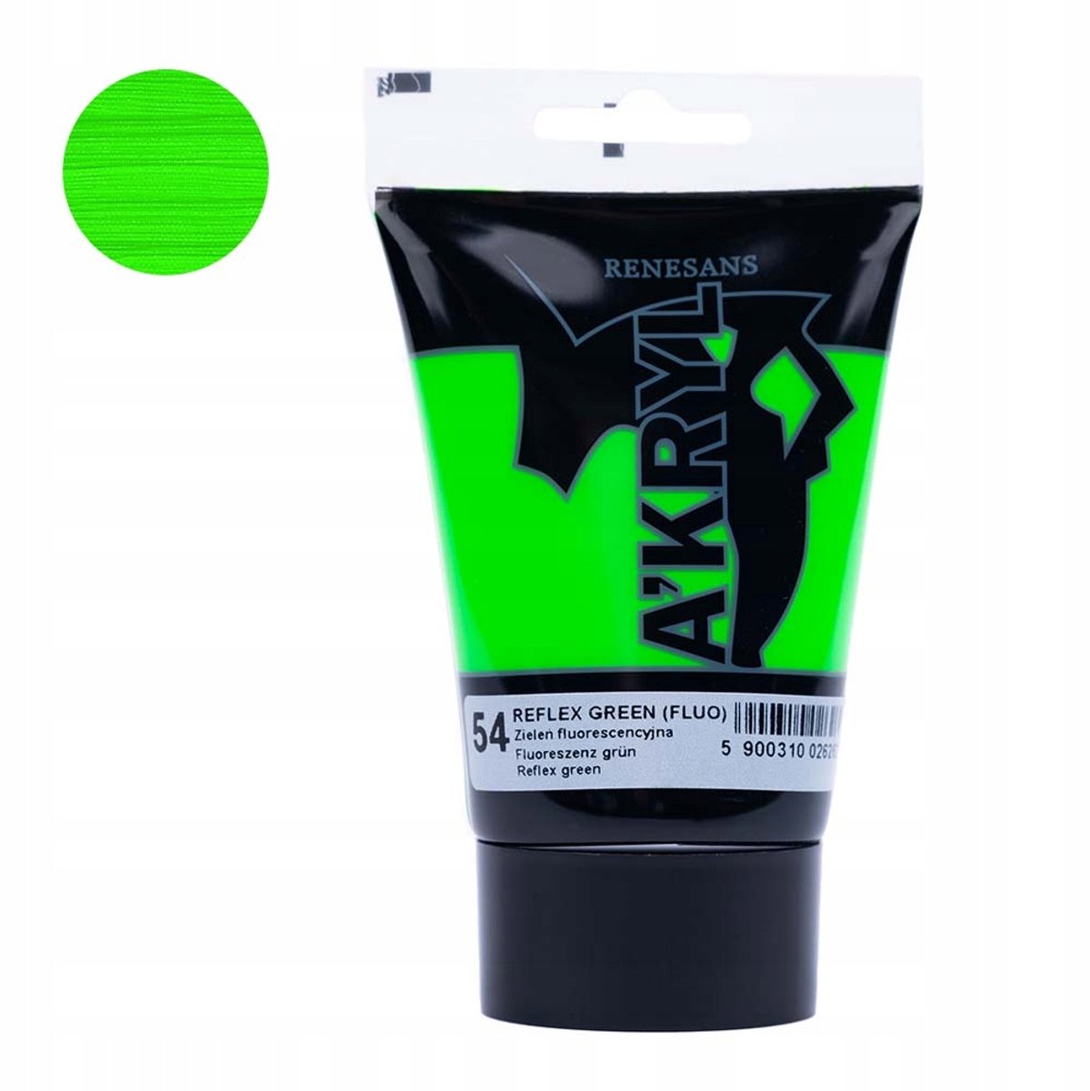 Renesans A'kryl 100ml Acrylverf - Fluorescerend Groen