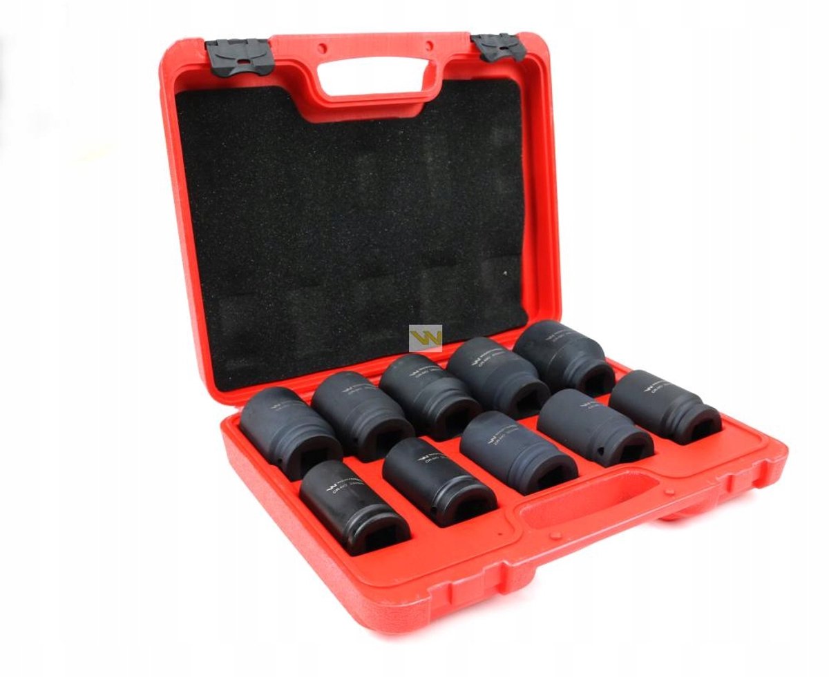 Krachtdoppenset 3/4" Lang 10 Delig CrMo DIN3129