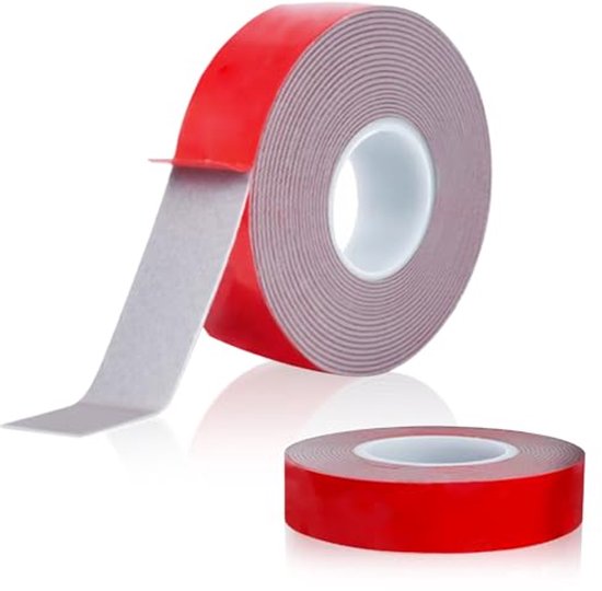 Seal Strip Foam Tape Rubber Seal Weerstrip Foam Tape Seal 5mm (D) Dubbelzijdige Zelfklevende Afdichtingstape voor Deurbotsing Seal Geluidsisolatie, 2 rollen, 2M