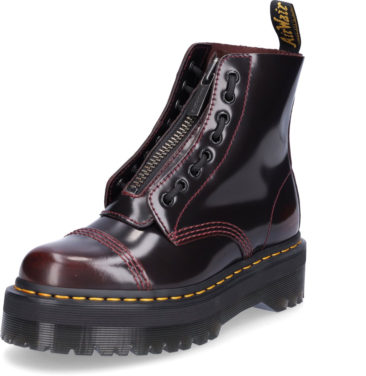 Dr. Martens dames veterlaars Rood