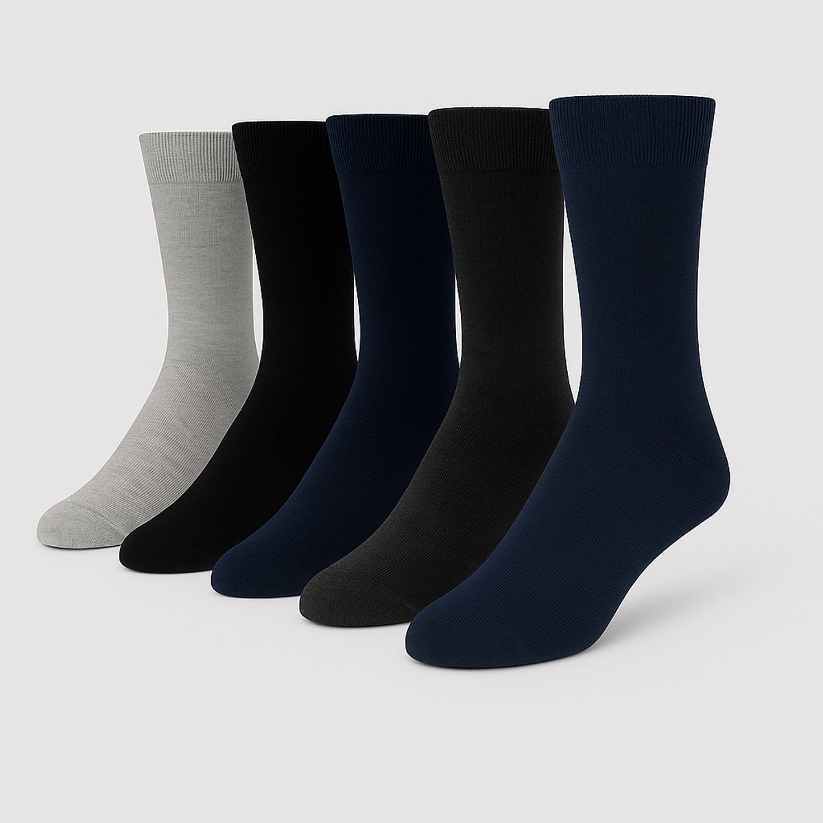 Bixtra Paris Business Sokken – 5-Pack Premium Comfort – Katoen – 43-46