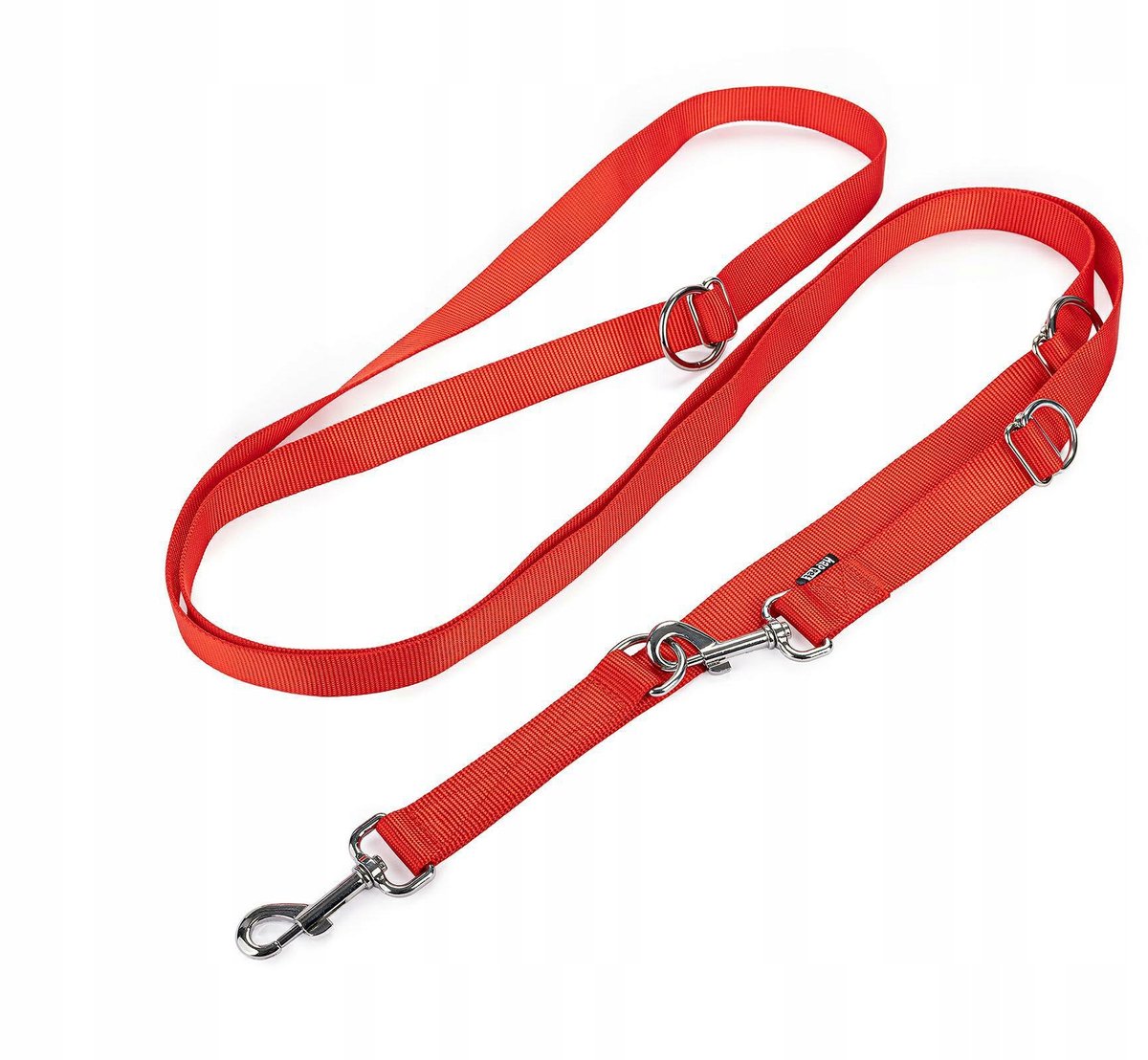 Happet Verstelbare Nylon Hondenlijn - Rood, 3m