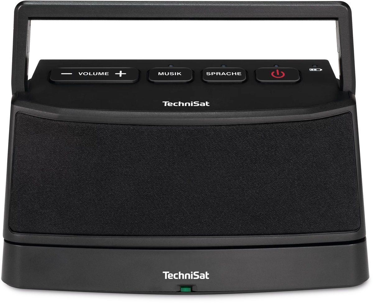 TechniSat ISIBOX 1 - Stereoluidspreker met stemversterking voor tv's en muzieksystemen