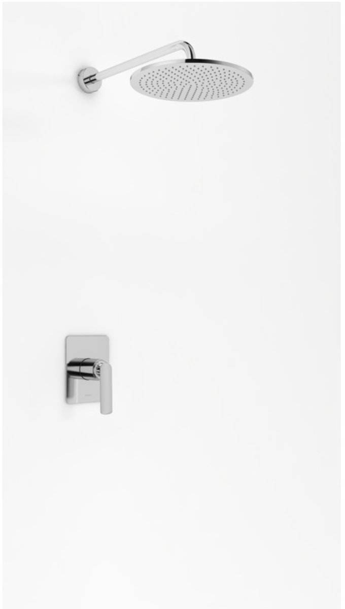 Kohlman Experience Doucheset Inbouw met Regendouche 20cm Chroom