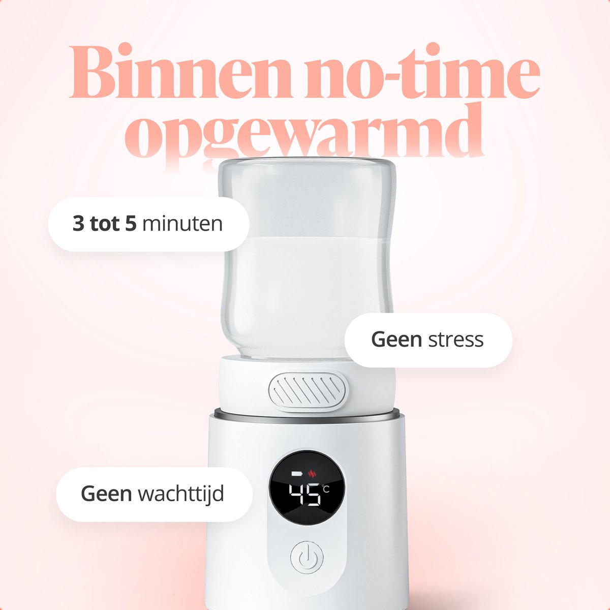 Evite draagbare flessenwarmer Plus 11.500 mAh thumbnail 2