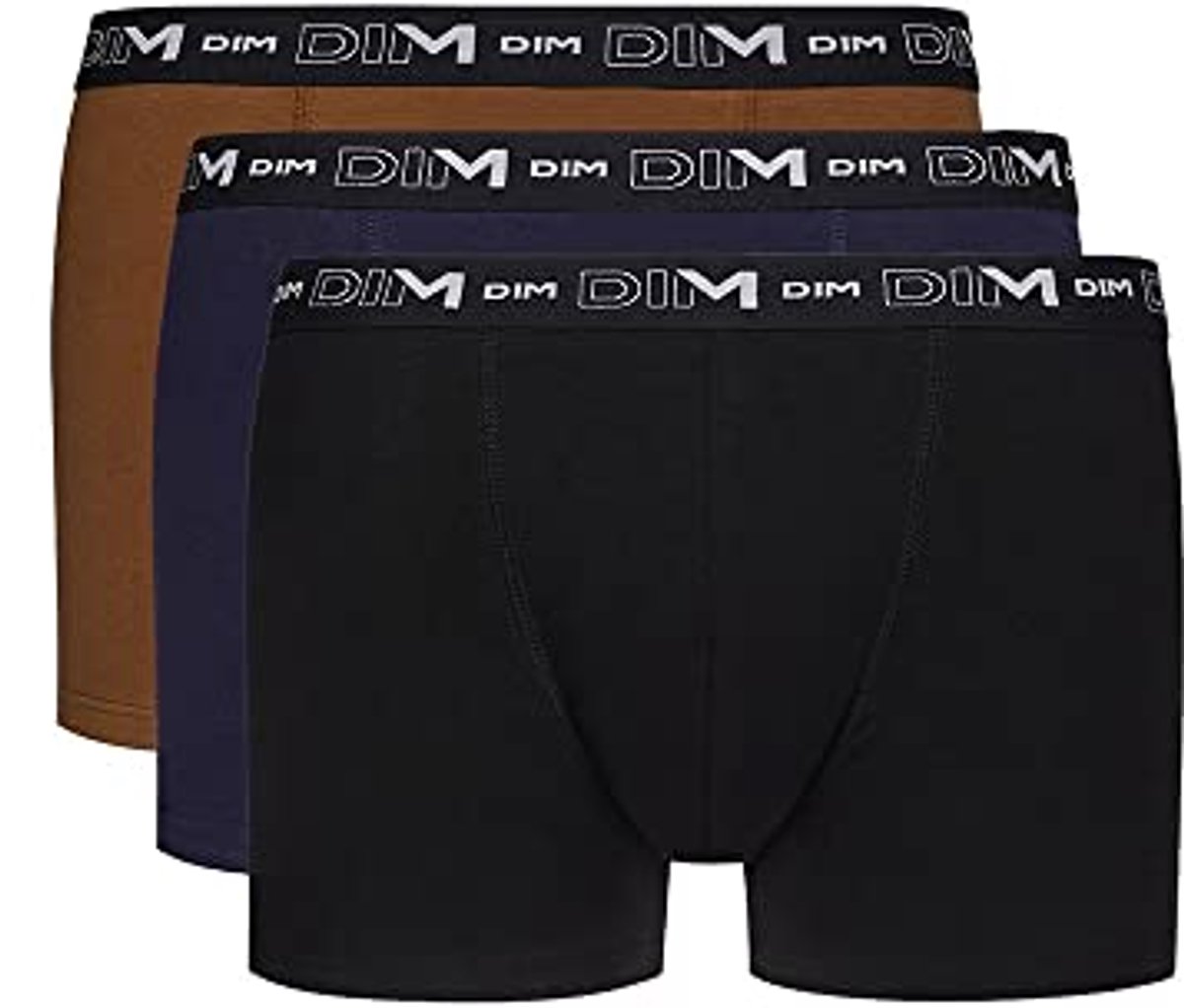 Heren Boxershorts Katoen Stretch Ademend 6 Stuks Zwart Denimblauw Bruin M