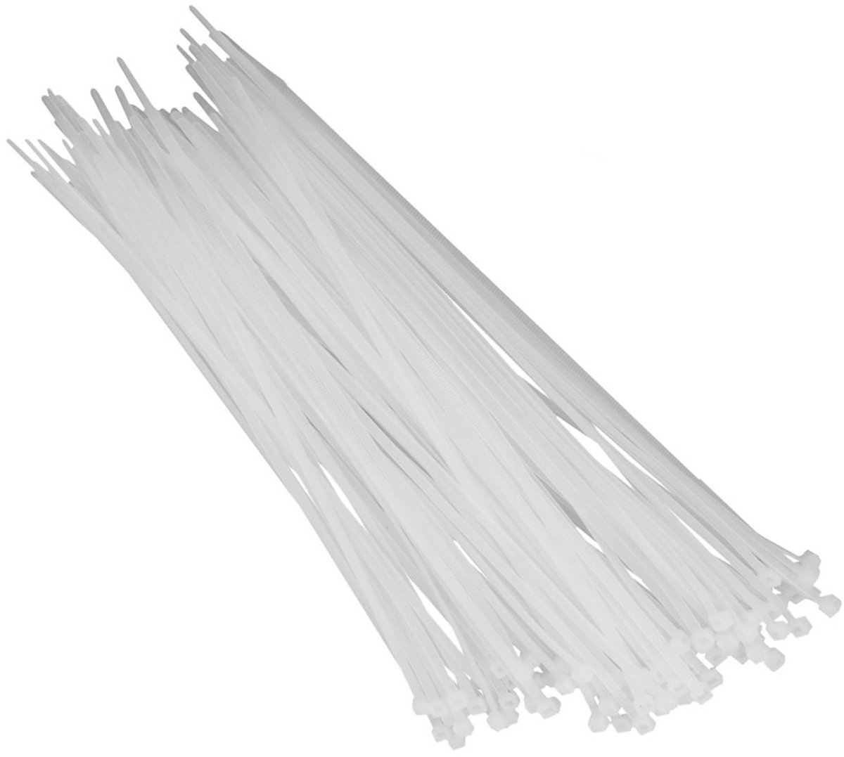 Witte kabelbinders 430mm x 7,6mm - Sterk & Duurzaam (100 stuks)