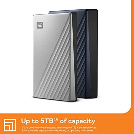 1TB Draagbare Externe Hardeschijf met USB-C en Wachtwoordbeveiliging — afbeelding 4