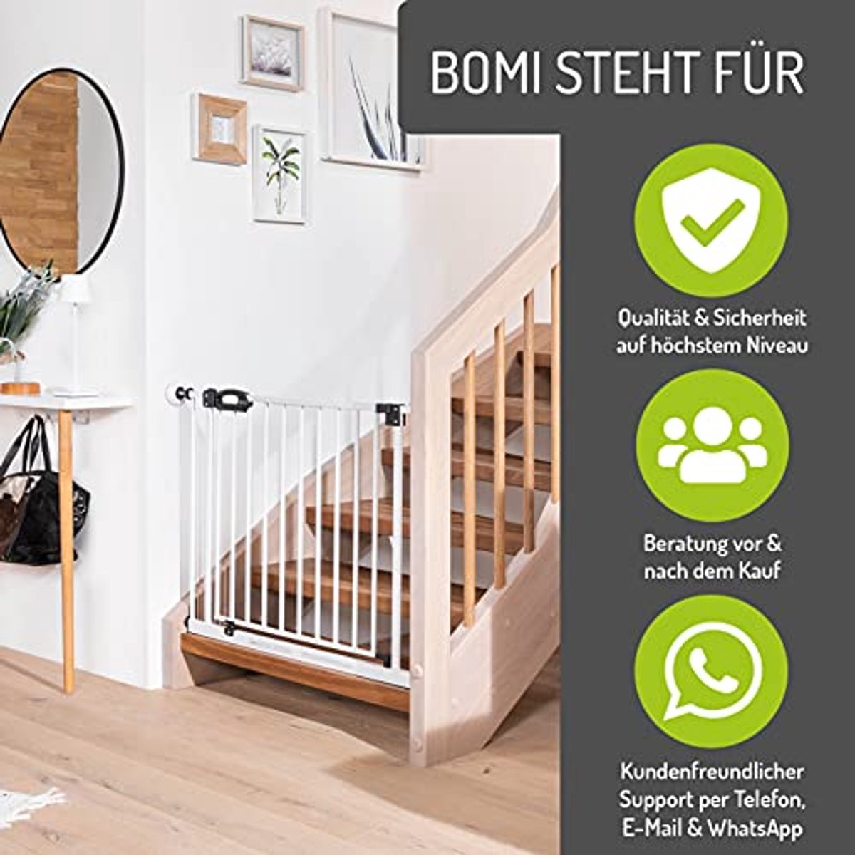 Y-Adapter voor Baby- en Dierbescherming | Verstelbare Beschermingsroosters Voor Trappen en Deuren | Muur- en Deurbeveiliging
