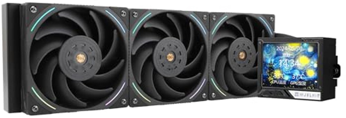 360 ARGB CPU Liquid Cooler met IPS LCD Scherm voor AM4/AM5 en LGA1700/1851