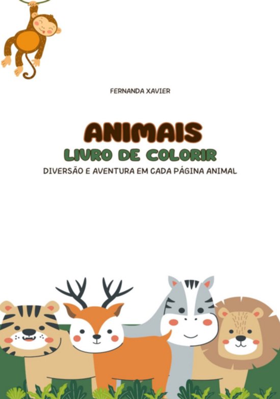Animais - Livro De Colorir - cover