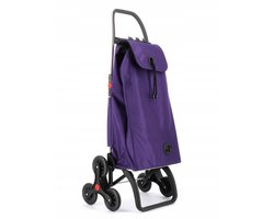 Rolser I-Max MF 6L boodschappenwagen, 6 wielen, opvouwbaar, paars, 43L