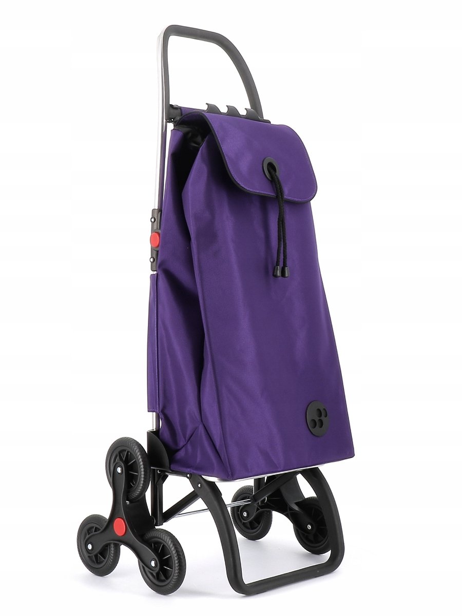 Rolser I-Max MF 6L boodschappenwagen, 6 wielen, opvouwbaar, paars, 43L