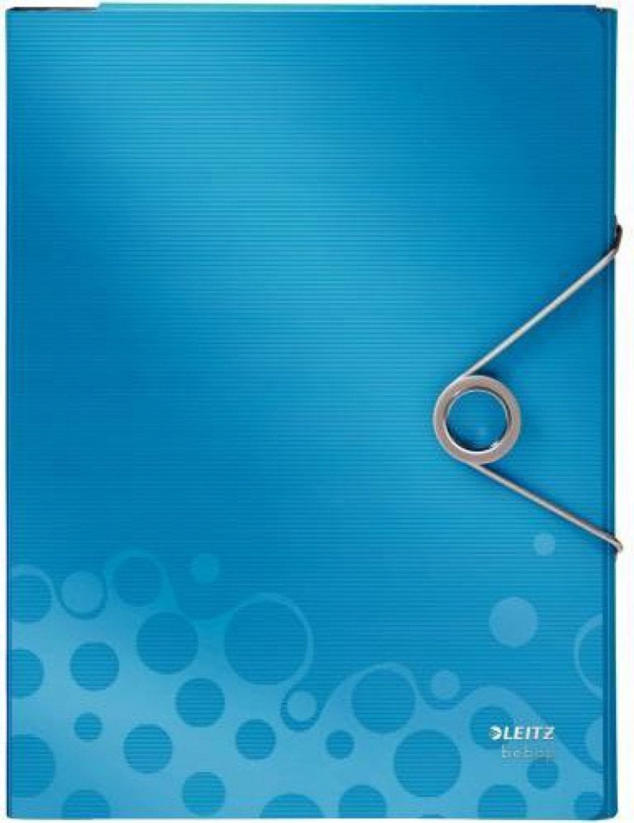 Leitz Bebop Organizer A4 Blauw - Documentenmap met 4 Vakken