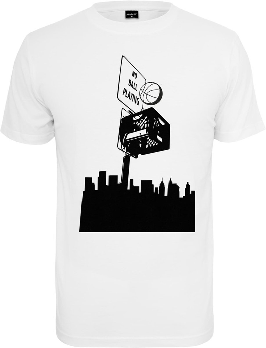 Mister Tee No Ball Heren T-shirt XXL Wit