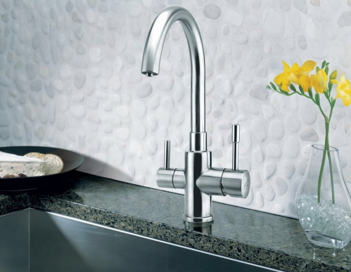 Blue Water Palmira Keukenkraan RVS - Dubbel Circuit