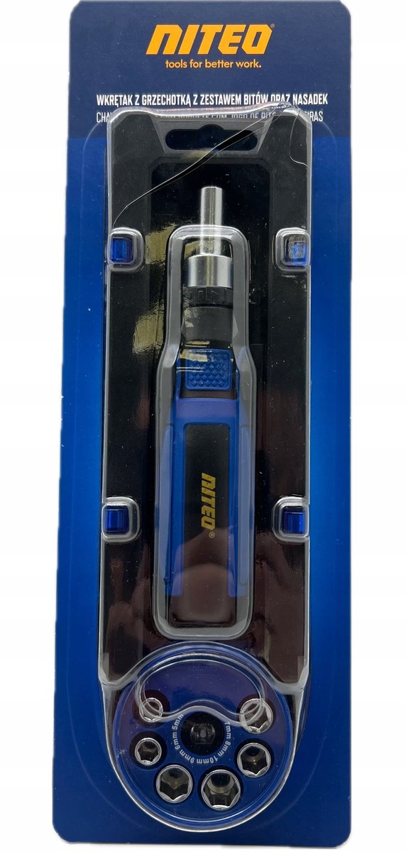 Niteo Tools Schroevendraaierset met Ratel, Bits en Doppen (39 Delig)