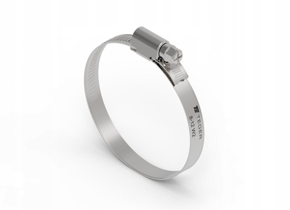 RVS Slangklem 8-12mm, 9mm Breed, W2 Kwaliteit