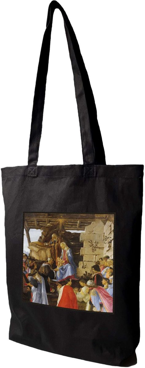Shopper Tas met "Aanbidding der Wijzen" Print - Sandro Botticelli
